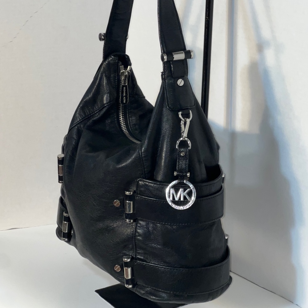 MICHAEL Michael Kors Black Leather Hobo